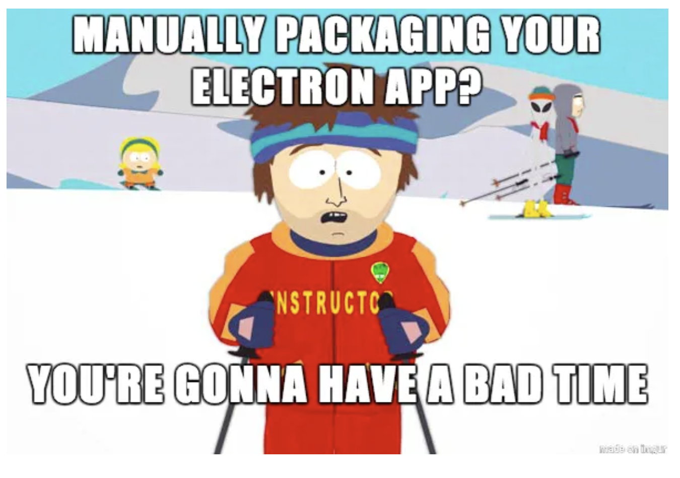 electron packages